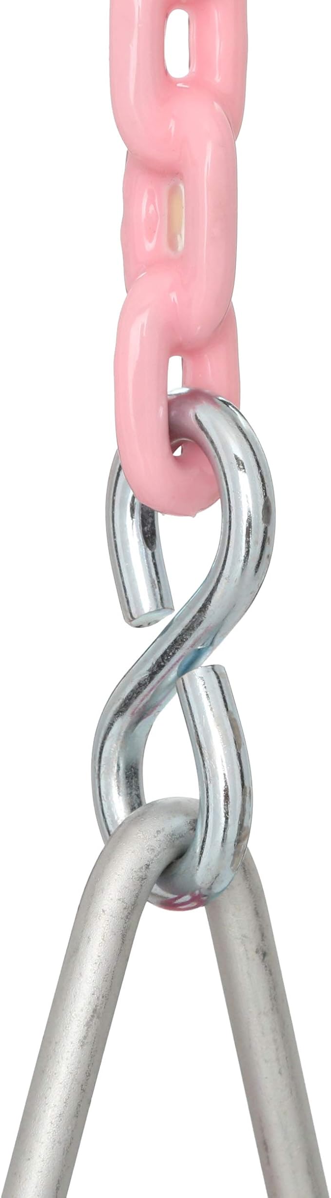 Gorilla Playsets 04-0008-PK/PK Full Bucket Toddler Swing, Pink Bucket, Pink 60" Plastic Coated Chains, 50 lb Capacity