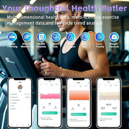 Smart Ring Health Tracker, Fitness Tracker Ring