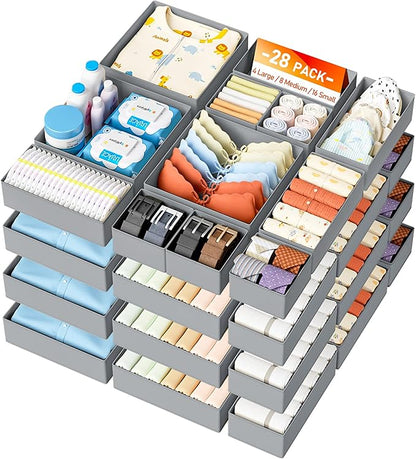 DIMJ Drawer Organizer Clothes Storage