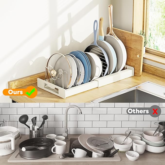 Dayacoco Pots and Pans Organizer Under Cabinet