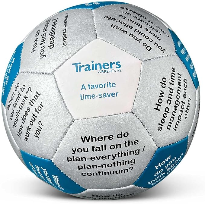 Trainers Warehouse 6" Thumball Collection, 32 Prompts for Conversation, Team Building, Relationship and Training