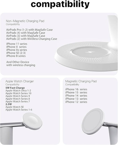 3 in 1 Wireless Charging Station