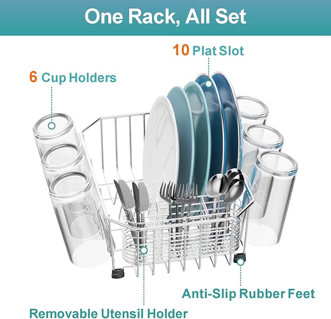GSlife Mini in Sink Dish Drying Rack