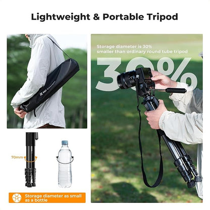 K&F CONCEPT Camera Tripod, Cellphone Clip