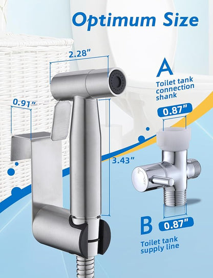 3 Packs BRITULIF Handheld Bidet Sprayer