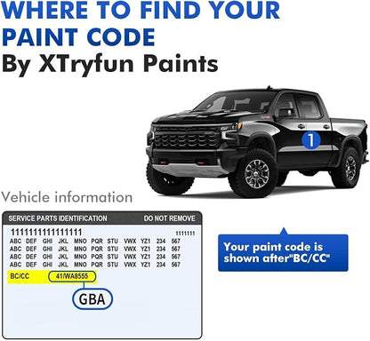 GP5/WA485B Iridescent Pearl Touch Up Paint Compatible with Chevrolet, DIY Car Paint Scratch Repair, Automotive Paints, Quick & Easy Fix Scratch Repair for Chevy Trax/Trailblazer