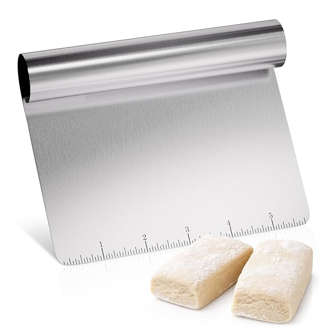 Bench Scraper Kitchen – Multipurpose Pastry Scraper Tool
