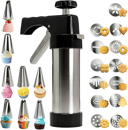 Stainless Steel Cookies Press, Cookie Press Gun Kit