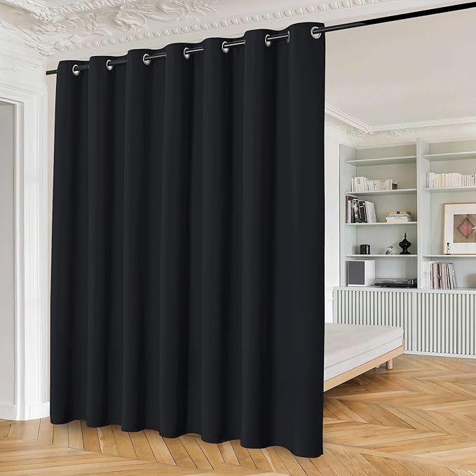 Beauoop 100% Blackout Curtains 96 Inches Long