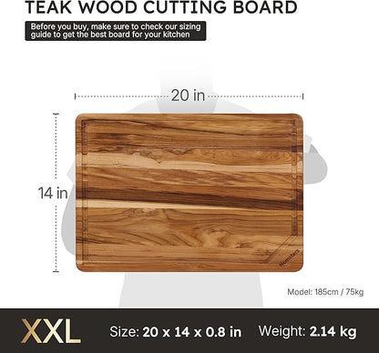 Extra Large Teak Wood Cutting Board