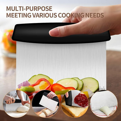 Bench Scraper Cutter, Pastry Scraper