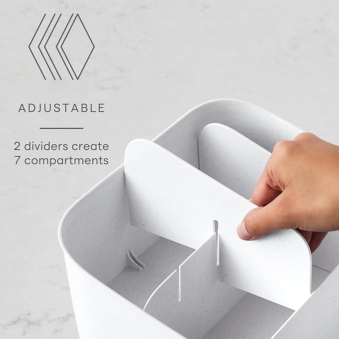 YouCopia ShelfBin Adjustable Snack Bin, BPA-Free Divided Storage Basket
