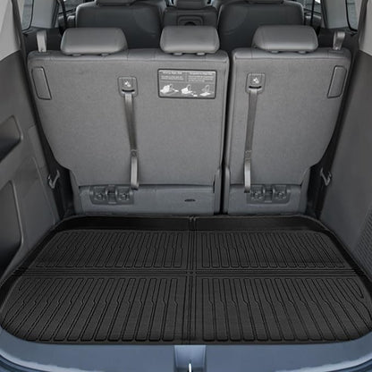 Floor Mats for Honda Odyssey 2011 2012 2013 2014 2015 2017, 2016 Odyssey Floor Mats, 1st and 2nd 3rd Row & Cargo Mat, TPE Non-Slip Waterproof Summer Winter Car Accessories