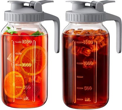 OneDream 2 Pack Glass Pitcher