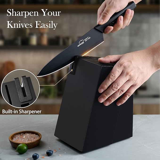 Knife Set, 15 Pieces Kitchen Knife Set