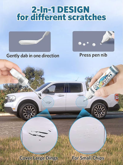 Midnight Blue Metallic(GLU/WA328E) Touch Up Paint for Chevrolet, Car Paint Scratch Repair Remover Pen Color Exact Match, Quick and Easy Fix Automotive Chips and Nicks Scuff