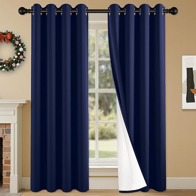 100% Blackout Curtains 84 Inch Length