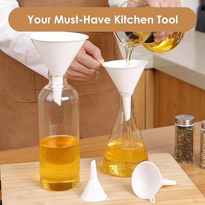 4 PCS Plastic Kitchen Funnel Set