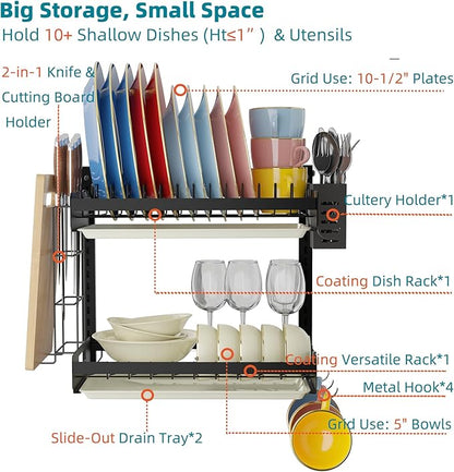 Hanging Wall Mounted Dish Drying Rack