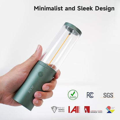 4-in 1 Rechargeable Camping Lights, LED Flashlight High Lumen with Hidden Hook SOS Mode Ultra-Long Life 35H Ambient Tent Lights for Household Essentials,Hiking,Camp,Outdoor