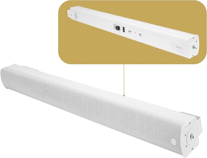 Sound Town Weatherproof Compact Aluminum Line Array Column Speaker