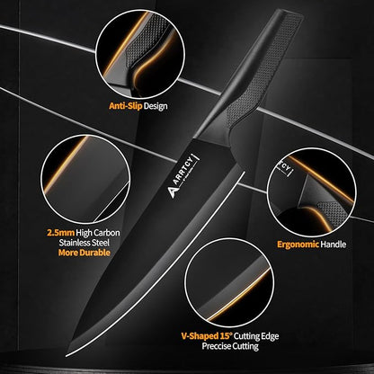Knife Set with Block