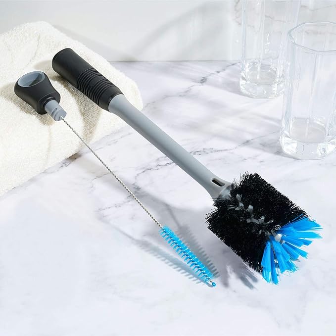 MOSOLAN 2-in-1 Bottle Brush