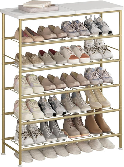 SUOERNUO Shoe Rack Organizer 6 Tier