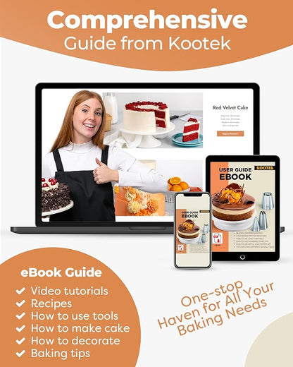 Kootek 700pcs Cake Decorating Kit, Baking Supplies