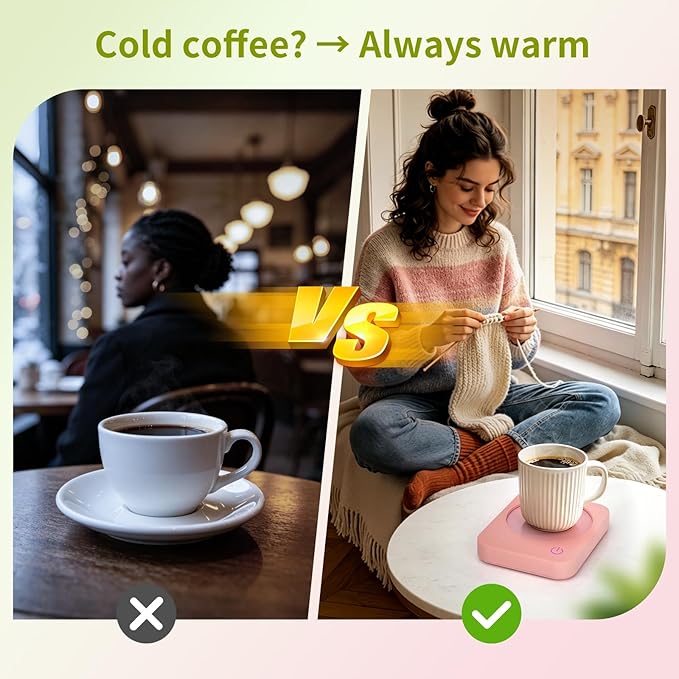 VOBAGA Coffee Mug Warmer for Desk