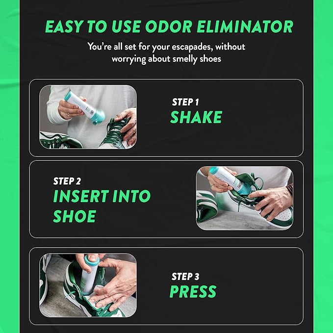 Endees UpFresh 360° Shoe Deodorizer Spray – 6 x 3.38 Fl Ozl I Foot Odor