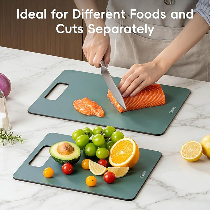 Wood Fiber Cutting Board Set of 2, Dishwasher Safe, Non-Toxic Cutting Board