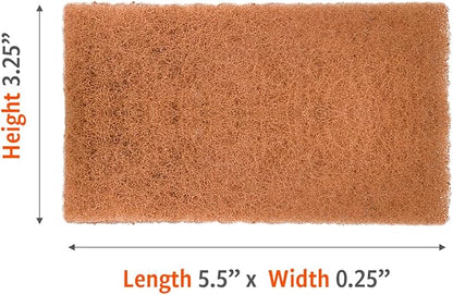 Full Circle Neat Nut, Walnut Scour Pads – Pack of 8 – Powerful, Non-Scratch