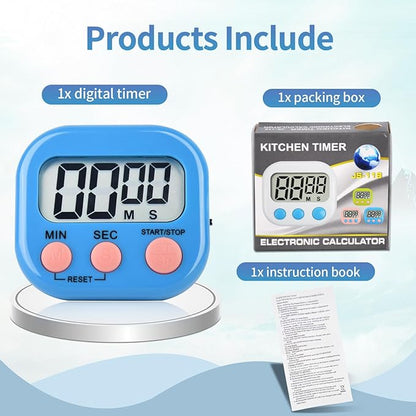 48 Pack Digital Kitchen Timer Magnetic Digital Timer