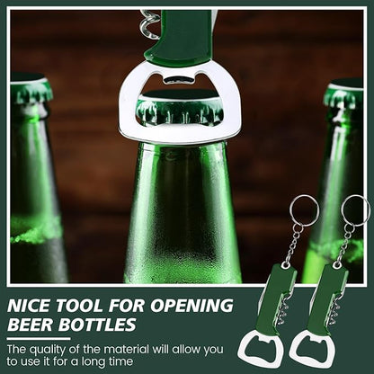 Ziliny 24 Pcs Bottle Opener Keychain Bulk Wine Bottle Beer Opener Keychain