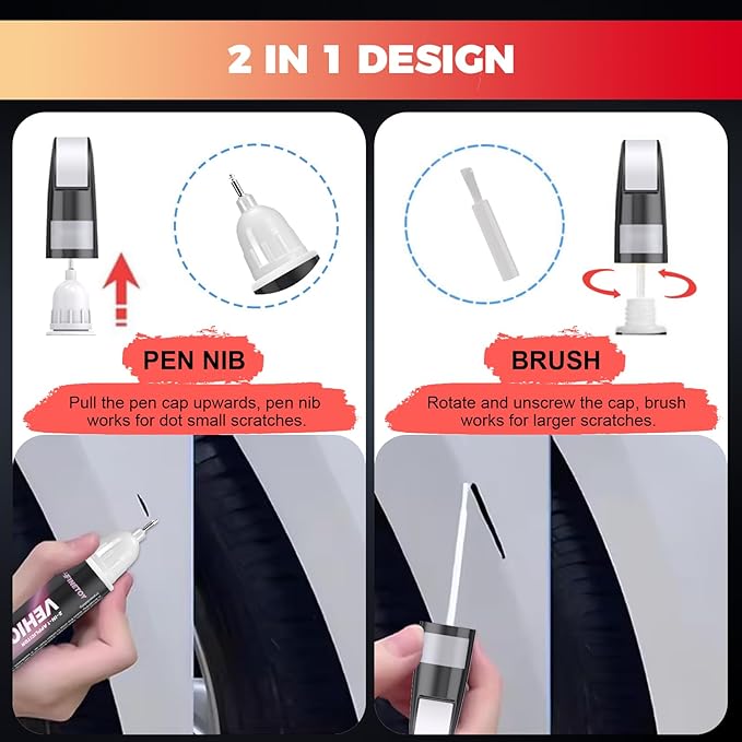 Autumn Green Metallic(TAP) Touch up Paint for Subaru, Quick & Easy Fix for Car Scratches, 2 in 1 Car Touch up Paint with Pen Tip and Brush, Auto Scratch Repair Pen with Exact Color Match