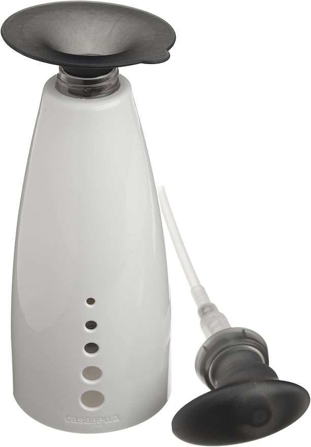 Casabella Sink Sider Soap Pump Bottle 14-Ounce Multipurpose Dispenser