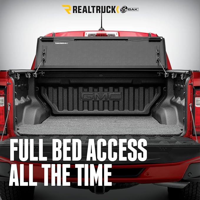 RealTruck BAK BAKFlip G2 Hard Folding Truck Bed Tonneau Cover | 226426 | Fits 2016-2023 Toyota Tacoma w/OE Track System 5' 1" Bed (60.5")