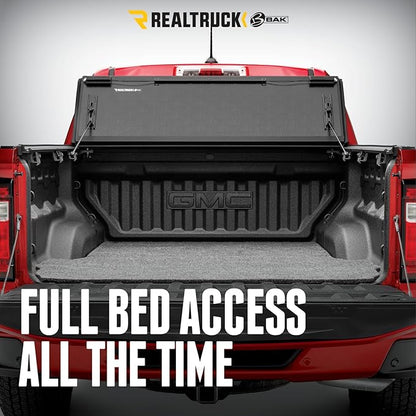 RealTruck BAK BAKFlip G2 Hard Folding Truck Bed Tonneau Cover | 226426 | Fits 2016-2023 Toyota Tacoma w/OE Track System 5' 1" Bed (60.5")
