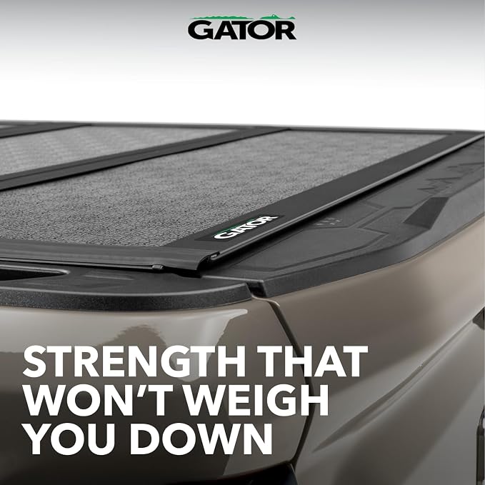 Gator FX Hard Quad-Fold Truck Bed Tonneau Cover | 8828131 | Fits 2019 - 2025 Chevy/GMC Silverado/Sierra, works w/ MultiPro/Flex tailgate 6' 7" Bed (79.4")