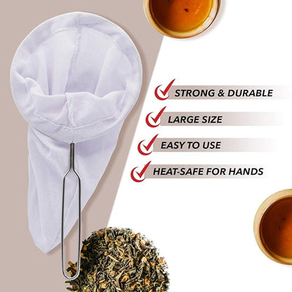Coffee Sock Strainer Traditional Thai Brewing Coffee Filter