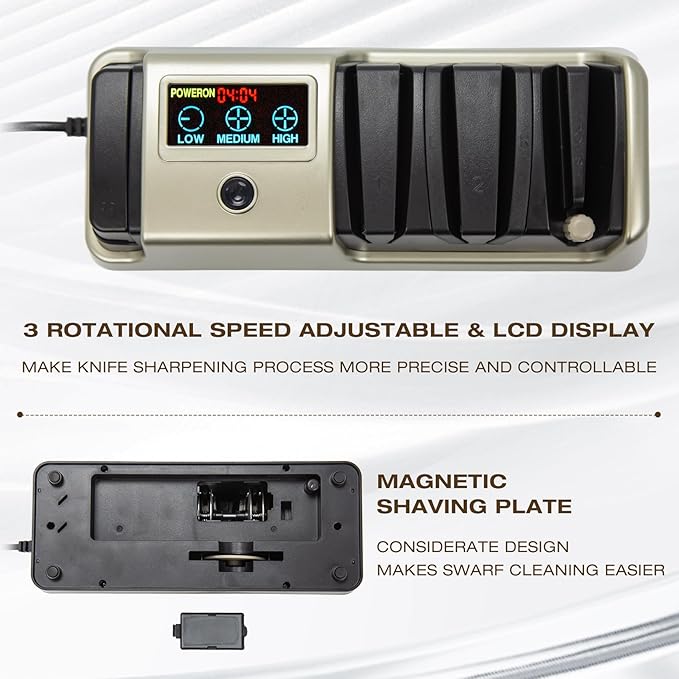 Light Blonde 5 in 1 Electric Knife Sharpener