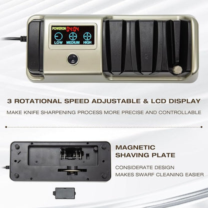 Light Blonde 5 in 1 Electric Knife Sharpener