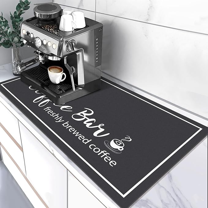 Findosom Dish Drying Mat, Cuttable Drying Mat