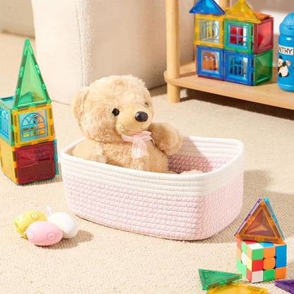 MiniArk Small Storage Baskets for Organizing | Closet Organizer Bins | Shelf