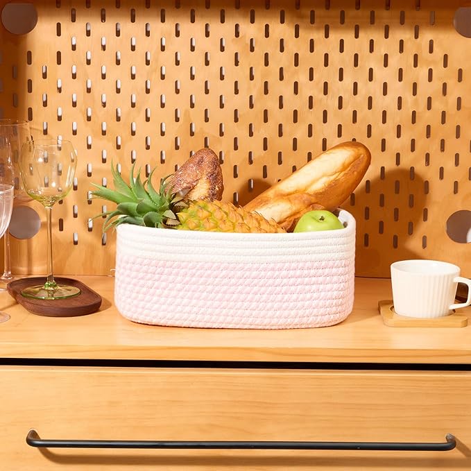 MiniArk Small Storage Baskets for Organizing | Closet Organizer Bins | Shelf