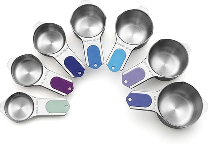 Spring Chef Magnetic Stainless Steel Measuring Cups, Kitchen Tools