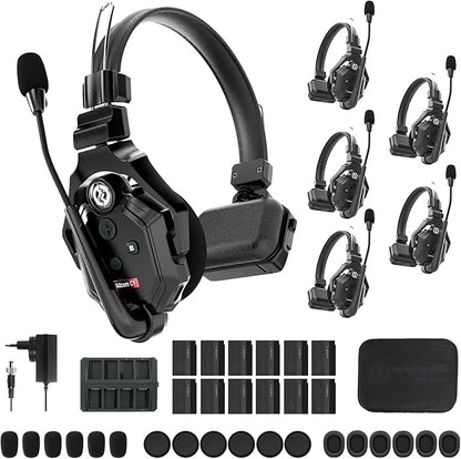 Hollyland Solidcom C1 Wireless Headset Intercom System 6-Person Full Duplex