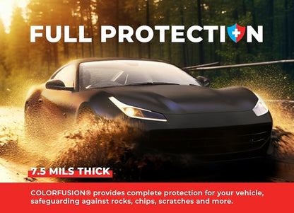 ColorFusion PPF by VViViD, Matte Stealth Cosmic Blue Dry Apply PPF Vinyl Car Wrap Roll 10ft x 5ft