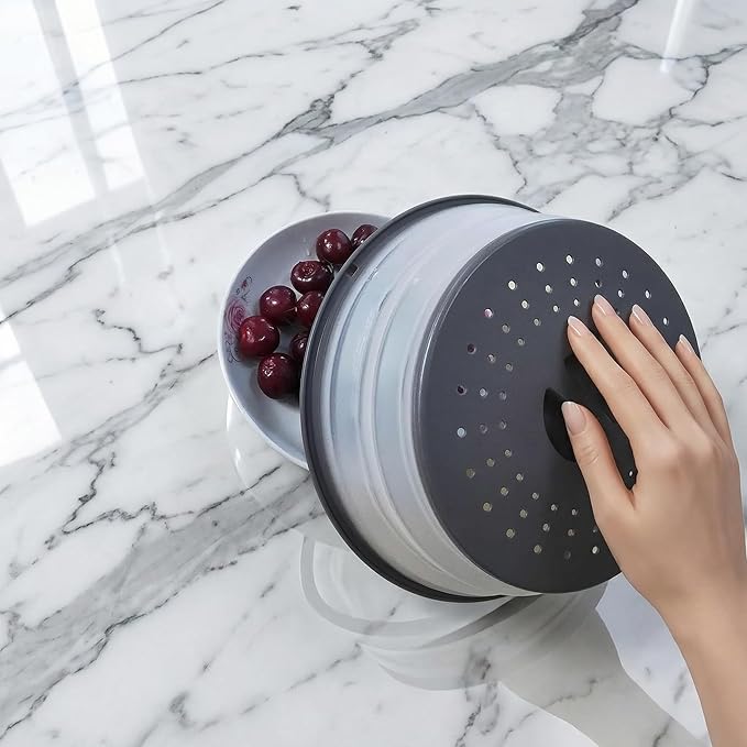 Collapsible Microwave Splatter Cover